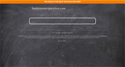 Desktop Screenshot of bankexampreparation.com
